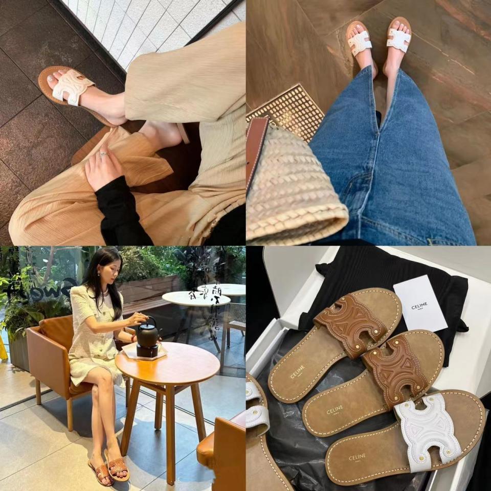 CELINE凱旋門拖鞋